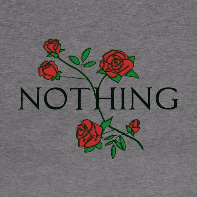 Nothing Rose Floral by dumbshirts